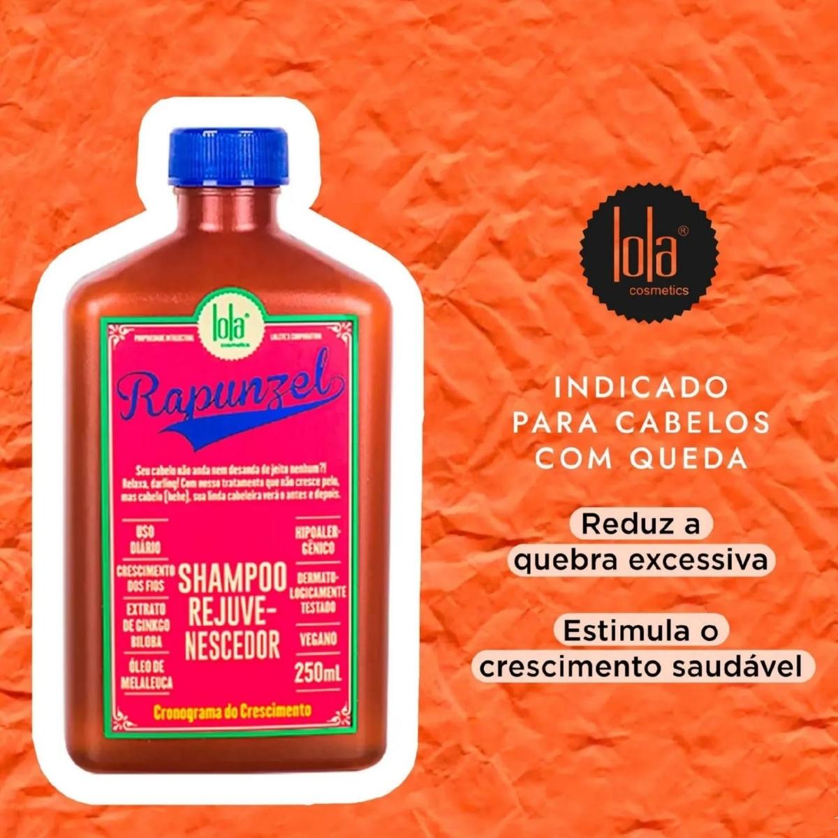 Shampoo para el cabello Lola Cosmetics Rapunzel Rejuvenecedor de uso diario en Cartago Valle del Cauca Colombia. Compra en onlineshoppingcenterg.